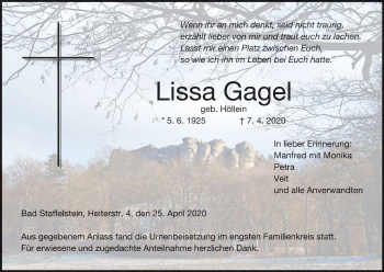 Anzeige von Lissa Gagel von MGO
