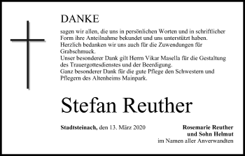 Anzeige von Stefan Reuther von MGO