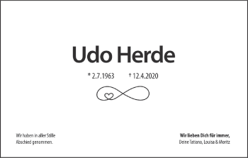 Anzeige von Udo Herde von MGO