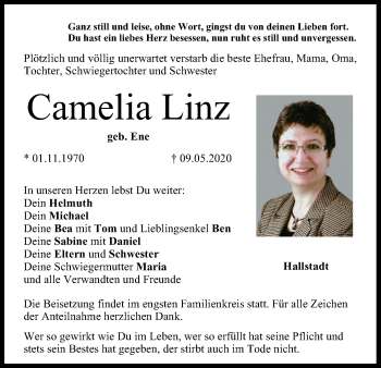 Anzeige von Camelia Linz von MGO