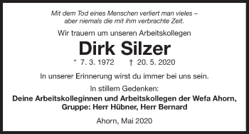 Anzeige von Dirk Silzer von MGO
