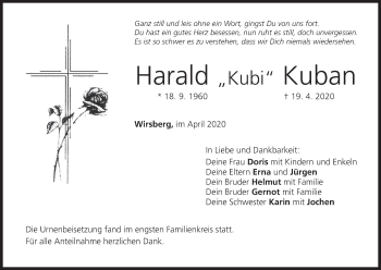 Anzeige von Harald Kuban von MGO