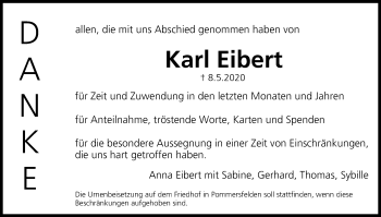 Anzeige von Karl Eibert von MGO