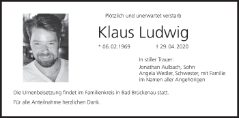 Anzeige von Klaus Ludwig von MGO