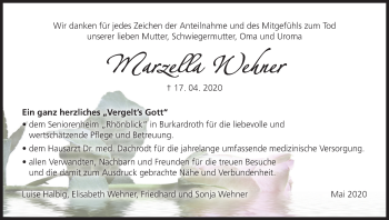Anzeige von Marrzella Wehner von MGO