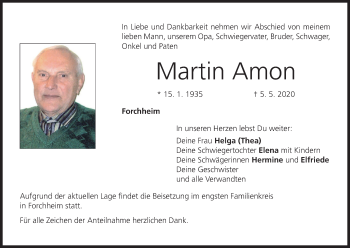 Anzeige von Martin Amon von MGO