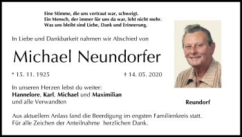 Anzeige von Michael Neundorfer von MGO