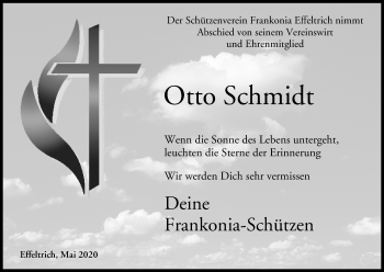 Anzeige von Otto Schmidt von MGO