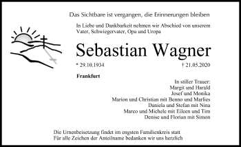 Anzeige von Sebastian Wagner von MGO