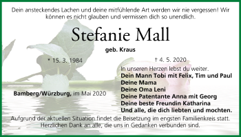 Anzeige von Stefanie Mall von MGO