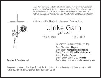 Anzeige von Ulrike Gath von MGO