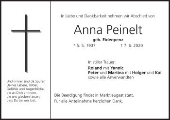 Anzeige von Anna Peinelt von MGO