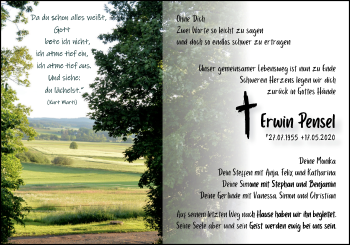 Anzeige von Erwin Pensel von MGO