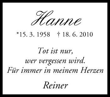 Anzeige von Hanne  von MGO