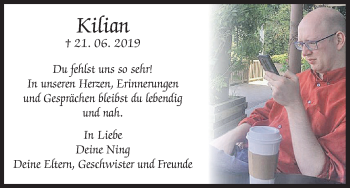Anzeige von Kilian Münzel von MGO