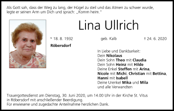 Anzeige von Lina Ullrich von MGO