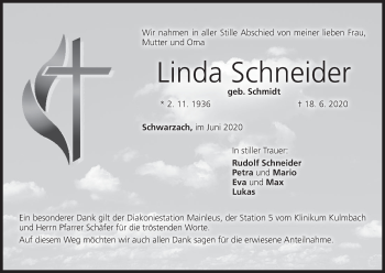 Anzeige von Linda Schneider von MGO
