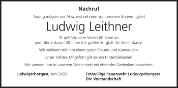 Anzeige von Ludwig Leithner von MGO