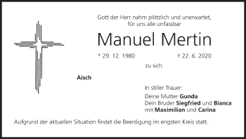 Anzeige von Manuel Mertin von MGO
