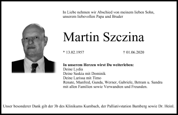 Anzeige von Martin Szczina von MGO