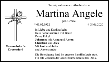 Anzeige von Martina Angele von MGO