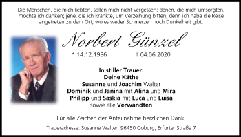 Anzeige von Norbert Günzel von MGO