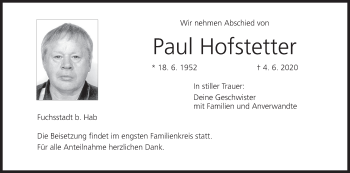 Anzeige von Pau IHofstetter von MGO