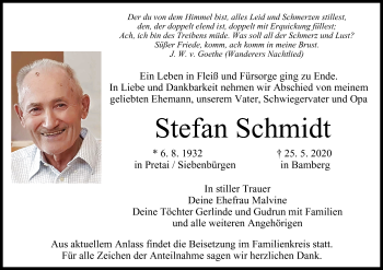 Anzeige von Stefan Schmidt von MGO