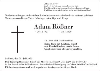 Anzeige von Adam Rößner von MGO