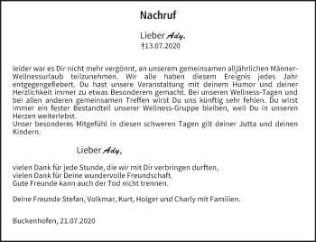 Anzeige von Ady Neumeister von MGO