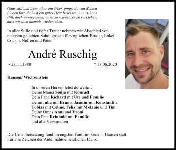 Anzeige von André Ruschig von MGO