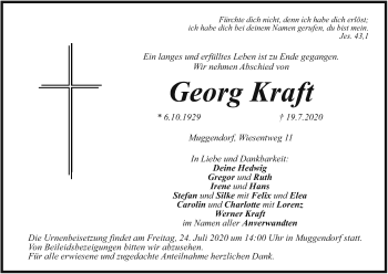 Anzeige von Georg Kraft von MGO