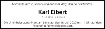 Anzeige von Karl Eibert von MGO
