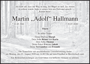 Anzeige von Martin  Hallmann von MGO