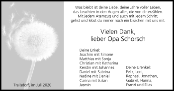 Anzeige von Opa Schorsch von MGO