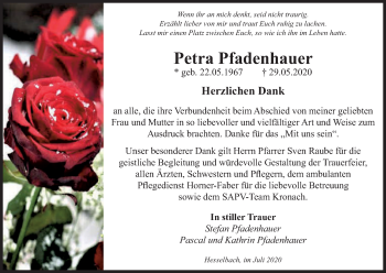 Anzeige von Petra Pfadenhauer von MGO