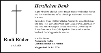 Anzeige von Rudi Röder von MGO