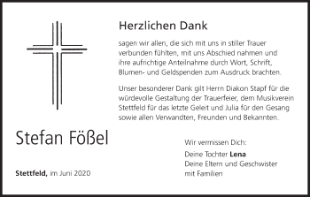 Anzeige von Stefan Fößel von MGO