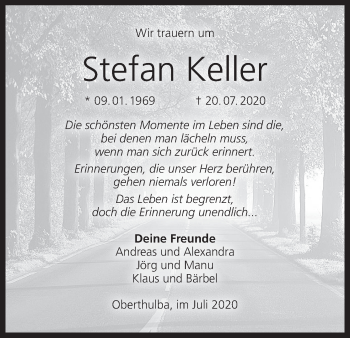 Anzeige von Stefan Keller von MGO