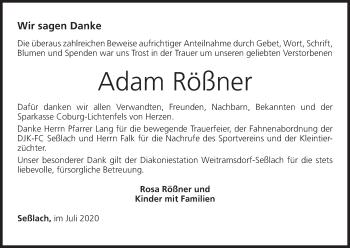 Anzeige von Adam Rößner von MGO