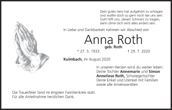 Anzeige von Anna Roth von MGO