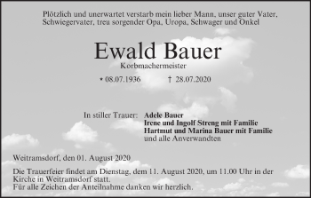 Anzeige von Ewald Bauer von MGO