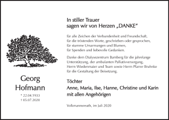Anzeige von Georg Hofmann von MGO