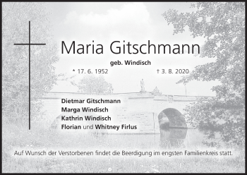 Anzeige von Maria Gitschmann von MGO