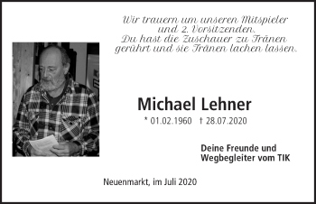 Anzeige von Michael Lehner von MGO