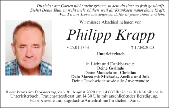 Anzeige von Philipp Krapp von MGO