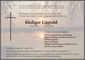 Anzeige von Rüdiger Lippold von MGO