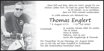 Anzeige von Thomas Englert von MGO