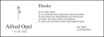 Anzeige von Alfred Opel von MGO