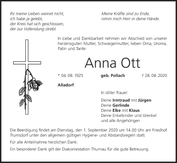 Anzeige von Anna Ott von MGO